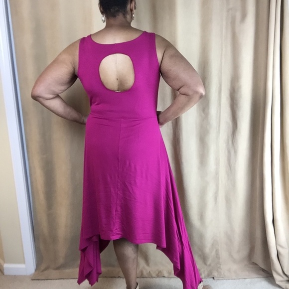 2 for 1! SWAK Dress w/ Sharkbite Hem & Keyhole Back Size 1X - Picture 5 of 16